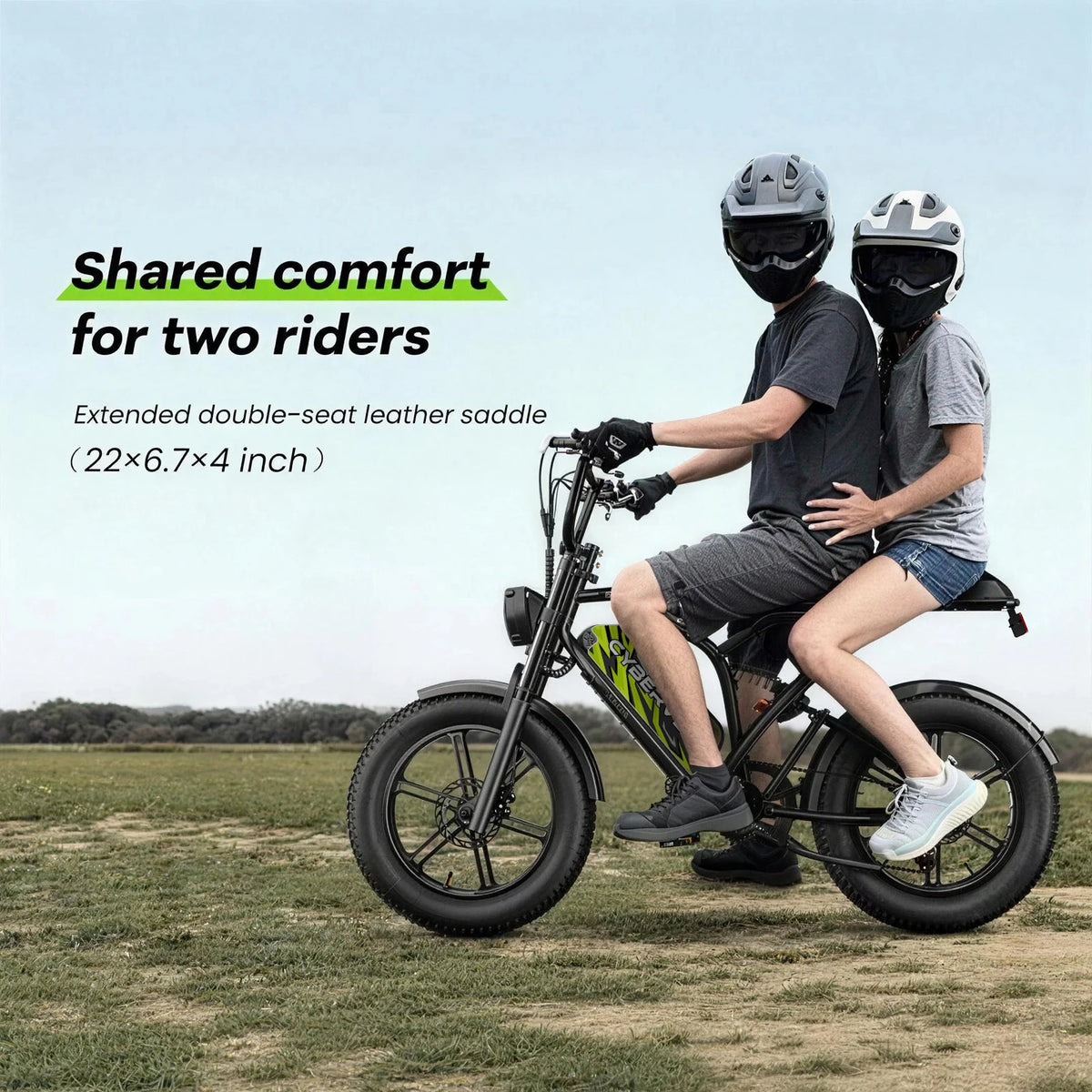 Cybervelo 1000W Adults Electric Dirt Bike 20 Inch Fat Tire All-Terrain E-Bike Max 30MPH 48V 20AH/30AH Large Removable Battery Off Road Ebike EK11