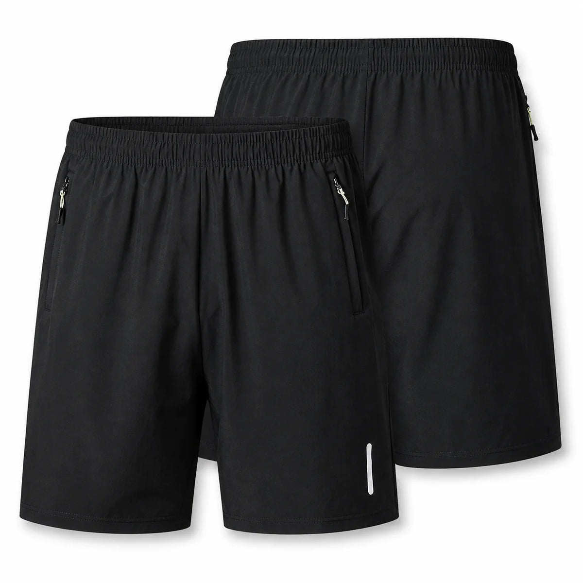 Quick-Dry Running Shorts for Men Breathable Lightweight Sports Shorts with Zipper Pockets for Gym Training Best 2026
