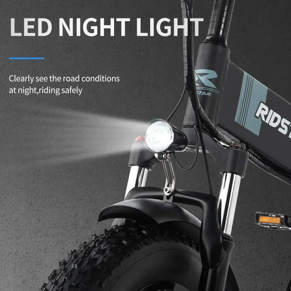 H20 PRO Electric bike dual motor 2000w 48v 23ah  Electric bike  20 inch shock absorption mountain off-road Electric bike