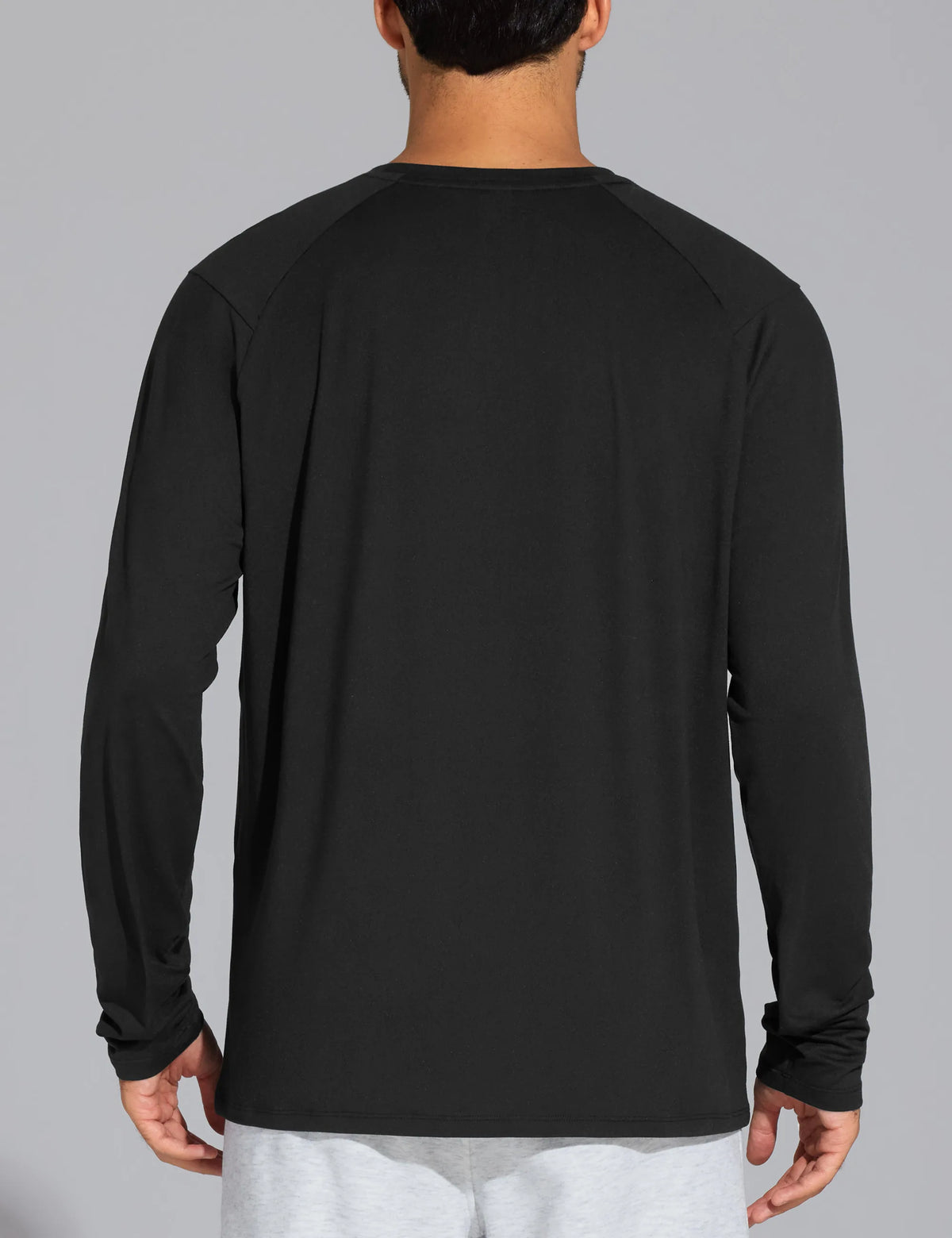THE GYM PEOPLE Men's Long Sleeve Soft Workout Shirts UPF 50+ Fall Lightweight Athletic Pullover Tops for Hiking Running
