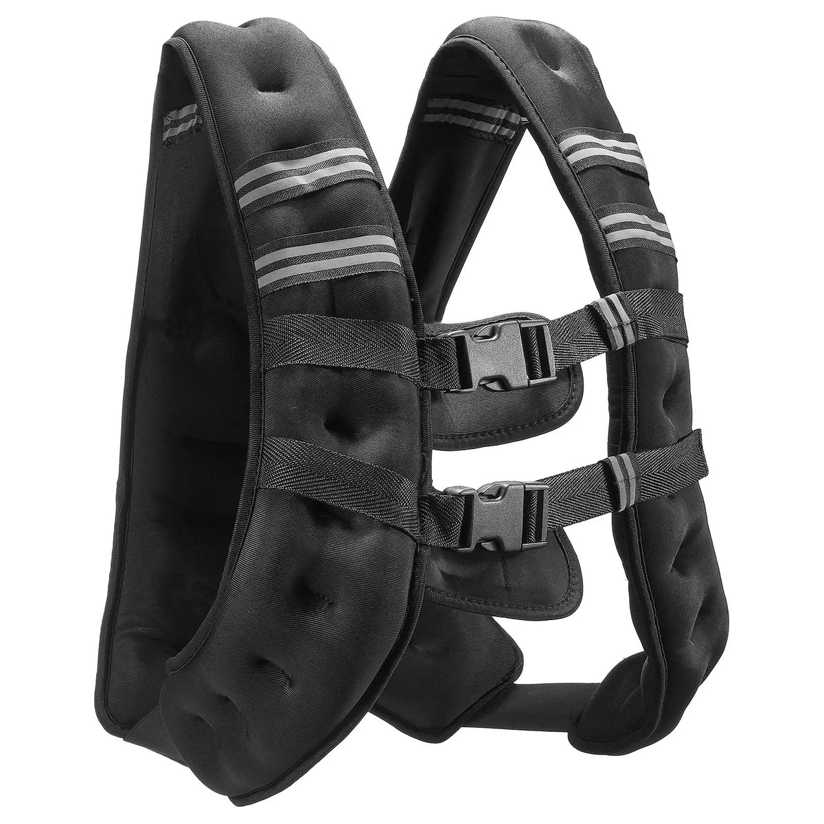 Weighted Vest 20 lbs Weight Vest with Reflective Stripe Adjustable Buckle Body Weight Vest for Men Women Workout Equipment