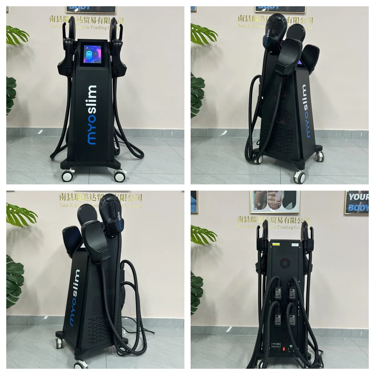 EMS Body Sculpting Machine MYOslim Muscle Building Fat Burning Abdominal Sculpting 15T 6500W Weight Lose Machine
