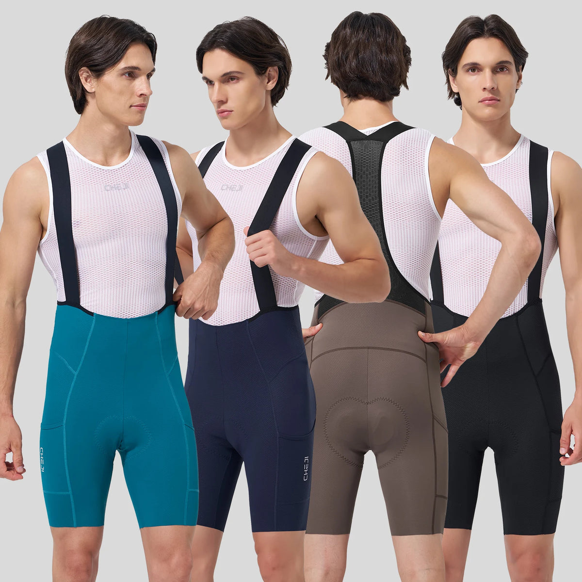 Cheji Men's Cycling Bib Shorts