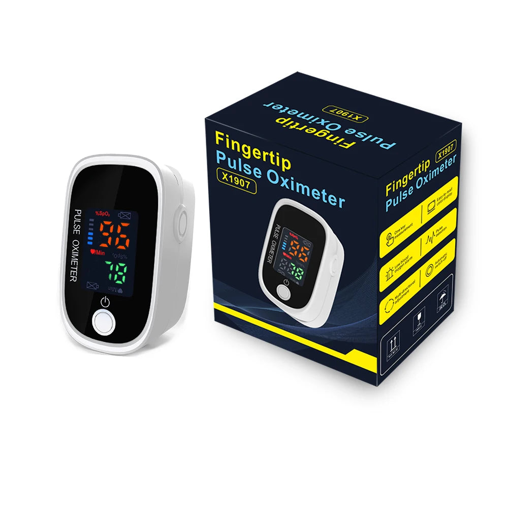 2-3 pcs Blood Pressure, SpO2 & Temperature Monitoring, Rechargeable Blood Pressure Monitor Large Font Large-sized LCD Screen Voice Broadcast Portable Capable of Storing Monitoring Data