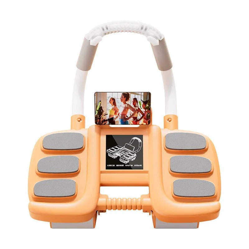 Automatic Rebound Abdominal Wheel 4 Wheels Home Fitness Core Trainer Abdominal Exercise Equipment Professional Fitness
