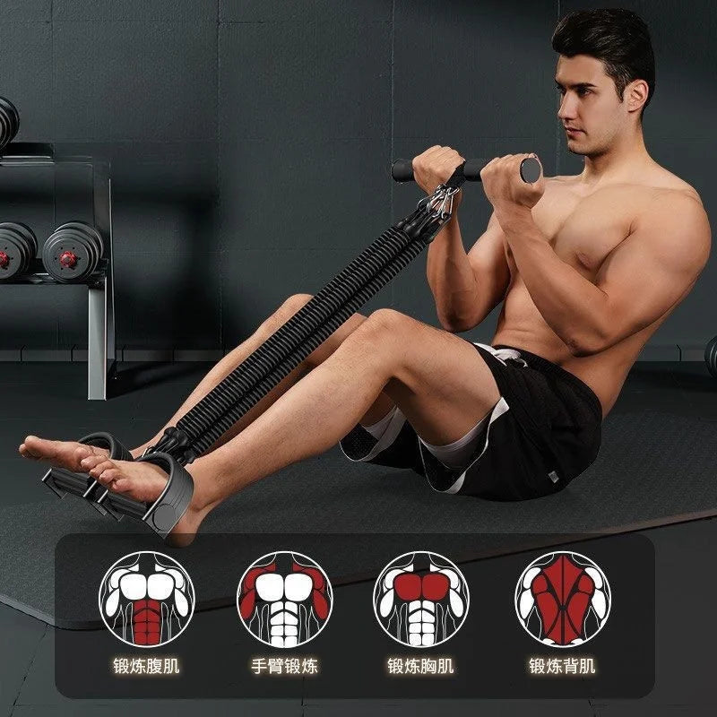 Pedal Tension Rope Abdominal Strength Elastic Rope Home Multi-functional Fitness Resistance Band Exercise Fitness Equipment