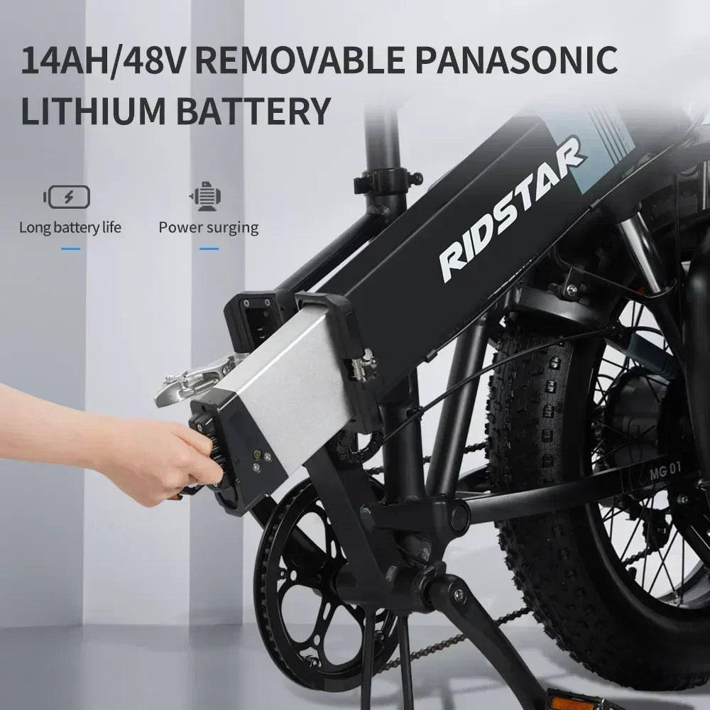 H20 PRO Electric bike dual motor 2000w 48v 23ah  Electric bike  20 inch shock absorption mountain off-road Electric bike